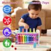 Cigrubo 3 in 1 Giochi Legno Bambini con Xilofono/Acchiappa La Talpa/Labirinto, Strumenti Musicali Bambini, Gioco Banco di Martello, Giochi Educativi Montessori, per Regalo Bambino Bambina 1 2 3 Anno - immagine 8