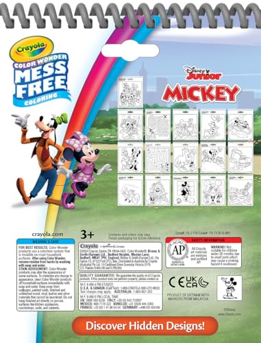Crayola Disney Color Wonder Bundle (confezione da 3), blocchi e pennarelli per attività senza disordine, da colorare per bambini, regalo Disney per bambini, dai 3 anni in su - immagine 6