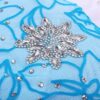 JerrisApparel Costume Cosplay della Principessa Partito Ragazza Vestito Maxi con Il Bello Diamante (90, Blu) - immagine 4