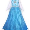JerrisApparel Costume Cosplay della Principessa Partito Ragazza Vestito Maxi con Il Bello Diamante (90, Blu)