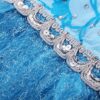 JerrisApparel Costume Cosplay della Principessa Partito Ragazza Vestito Maxi con Il Bello Diamante (90, Blu) - immagine 6