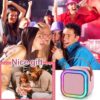 Karaoke per Bambini,Microfono Bambini con Luce LED,Karaoke bambini con 2 microfoni,Macchina Karaoke Portatile,Regali per bambini da 3 a 18 anni, ragazzi e ragazze - immagine 6