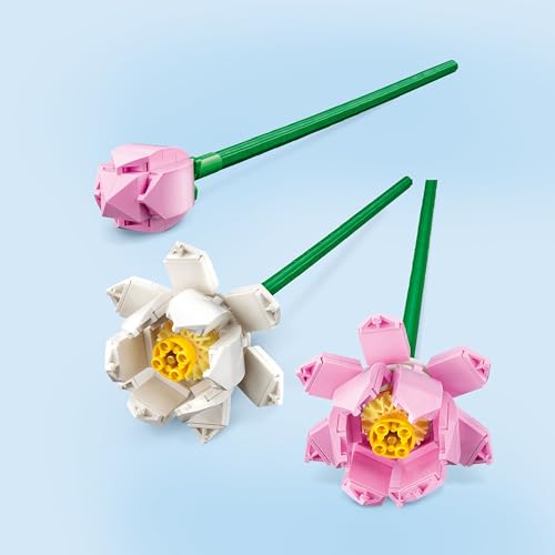 LEGO 40647-Lotus Flowers, Multicolor, Talla única (6442654) - immagine 8