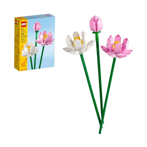 LEGO 40647-Lotus Flowers, Multicolor, Talla única (6442654)