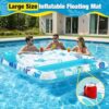 LUVTOY Materassino Gonfiabile Mare - Gonfiabili Mare Materassino Piscina - Piscina Gonfiabile Amaca Gonfiabile Mare - Piscinetta Gonfiabile Materassino Gonfiabile Piscina per Bambini Adulti - immagine 3