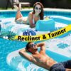 LUVTOY Materassino Gonfiabile Mare - Gonfiabili Mare Materassino Piscina - Piscina Gonfiabile Amaca Gonfiabile Mare - Piscinetta Gonfiabile Materassino Gonfiabile Piscina per Bambini Adulti - immagine 6