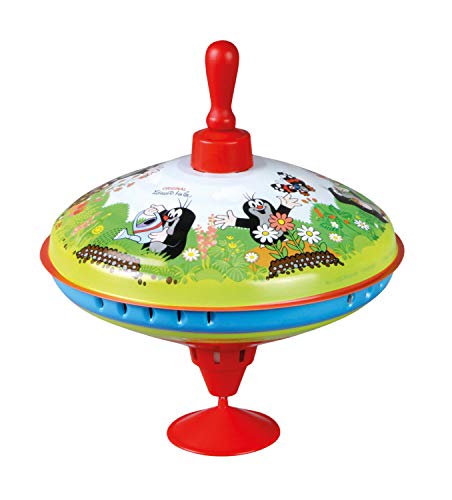 Lena-X The Little Mole Maulwarf Der Kleine Maulwurf Rotante Giocattolo, Multicolore, l/b/h: 19 x 19 x 21 cm, 52249