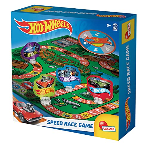 Liscianigiochi Super Game, Gioco Dell'Oca di Hot Wheels, Multicolore, One Size, 92154