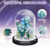 Lotvic Set da Costruzione di Bouquet di Fiori, Blocchi Bouquet, Set di Blocchi da Costruzione per Bouquet con Coperchio Protettivo, Idea Regali Valentino, Regalo per Donna o Uomo, 574 PCS - immagine 4