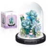 Lotvic Set da Costruzione di Bouquet di Fiori, Blocchi Bouquet, Set di Blocchi da Costruzione per Bouquet con Coperchio Protettivo, Idea Regali Valentino, Regalo per Donna o Uomo, 574 PCS