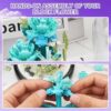 Lotvic Set da Costruzione di Bouquet di Fiori, Blocchi Bouquet, Set di Blocchi da Costruzione per Bouquet con Coperchio Protettivo, Idea Regali Valentino, Regalo per Donna o Uomo, 574 PCS - immagine 5