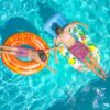 Lubbi Materasso ad aria doppio,Amaca Gonfiabile,Poltrona Doppia Gonfiabile con schienale,Materassino gonfiabile,anello da nuoto gonfiabile,Palloni da Spiaggia Gonfiabili,Beach Ball,Bambini e Adulti - immagine 7