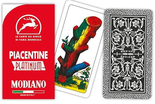 Modiano carte da gioco piacentine 100% plastica