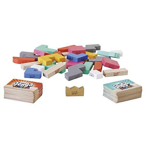 Monopoly Jenga Maker, Wooden Blocks, Stacking Tower Game, Game for Kids Ages 8 and Up, Game for 2-6 Players, Multicolor - immagine 14
