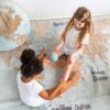 Oli & Carol - Giocattolo da bagno in gomma naturale, Earthy The World Ball, 11 cm - immagine 6