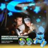 Ophy Robot Bambini, Funzione di Proiezione Innovativa, Robot Telecomandato con Controllo Gestuale, Occhi a LED, Musica, robot Giocattoli per bambini e bambine (Blu) - immagine 5