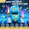 Ophy Robot Bambini, Funzione di Proiezione Innovativa, Robot Telecomandato con Controllo Gestuale, Occhi a LED, Musica, robot Giocattoli per bambini e bambine (Blu) - immagine 6