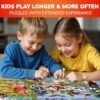 QUOKKA Puzzle per Bambini dai 4 ai 6 anni - 4×60 Pezzi Puzzle Bambin 6 8 - Giocattoli Educativi a Forma per Bambini dai 5 ai 7 - immagine 5