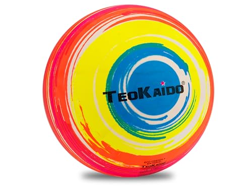Teorema - Pallone in Gomma, Taglia 5, 120gr, Fantasia Rainbow - immagine 5