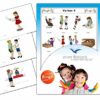 Verbs Flashcards in German Language - Set 3 - Flash Cards with Matching Bingo Game for Toddlers, Kids, Children And Adults - Size 4.13 × 5.83 in - DIN A6