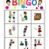 Verbs Flashcards in German Language - Set 3 - Flash Cards with Matching Bingo Game for Toddlers, Kids, Children And Adults - Size 4.13 × 5.83 in - DIN A6 - immagine 7