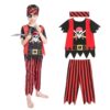 Wizland Costume da pirata per bambini, per giochi di ruolo, costume da pirata per bambini