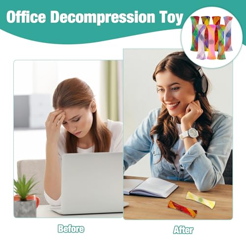 YUQILIN Set di 120 giocattoli sensoriali colorati a rete in marmo, antistress, per bambini e adulti, con ADHD, ADD, disturbi ossessivi, autismo, per anti-ansia, migliorare la concentrazione - immagine 8