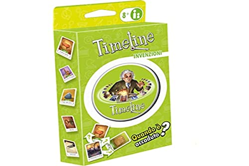 Asmodee - Timeline Invenzioni, Eco Blister, Gioco di Carte, Educativo, Formato Tascabile, Edizione in Italiano, 8303
