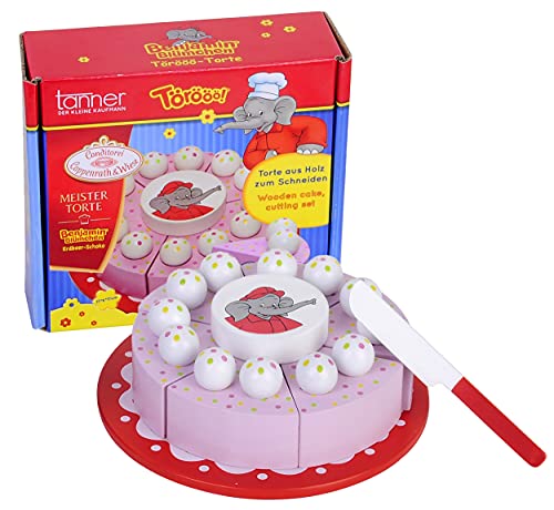 Christian Tanner Benjamin Blümchen Töröööööt Torta in Legno, Colore: Rosa, zzzz-s, 0998.9