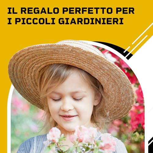 DIBYS Kit Giardinaggio Bambini | Set Completo per il Giardinaggio con Semi di Fiori, Attrezzi in Legno, Terra, Colori e Scatola da Decorare | Idea Regalo Creativa | Set di Piante | Mini Giardino - immagine 6