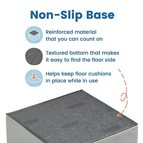 ECR4Kids SoftZone Mirror Foam Cube, Soft Sensory Tummy Time Toy for Infants and Babies, Toddler Active Play and Self-Discovery, Tummy Time Mirror Block - Assorted - immagine 7