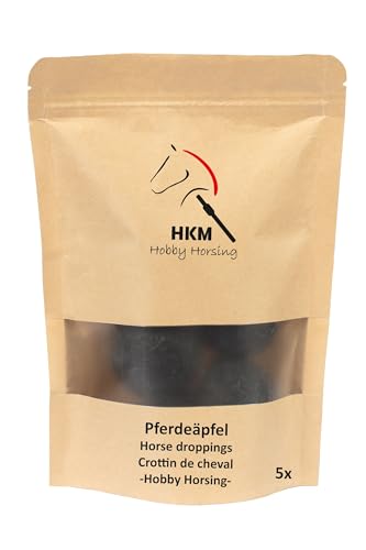 HKM Hobby Horsing - Mele per cavalli, taglia unica, colore: Nero - immagine 4