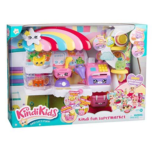 Kindi Kids Kitty Petkin Supermarket, 2 Shopkin e Tappetino da Gioco in Vinile, Multicolore - immagine 13