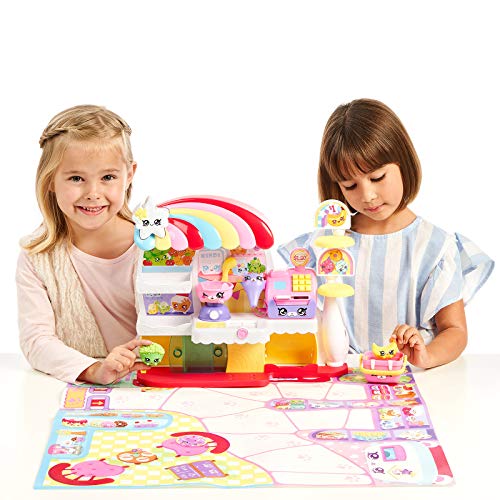 Kindi Kids Kitty Petkin Supermarket, 2 Shopkin e Tappetino da Gioco in Vinile, Multicolore - immagine 7
