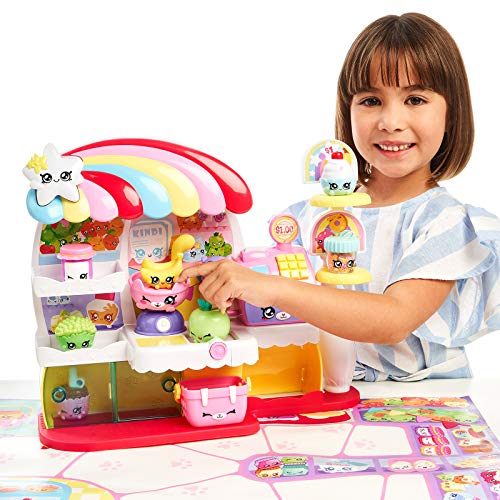 Kindi Kids Kitty Petkin Supermarket, 2 Shopkin e Tappetino da Gioco in Vinile, Multicolore - immagine 8