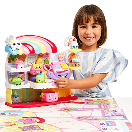 Kindi Kids Kitty Petkin Supermarket, 2 Shopkin e Tappetino da Gioco in Vinile, Multicolore - immagine 10
