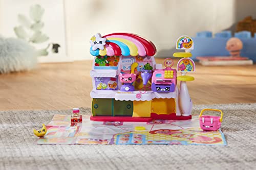 Kindi Kids Kitty Petkin Supermarket, 2 Shopkin e Tappetino da Gioco in Vinile, Multicolore - immagine 12