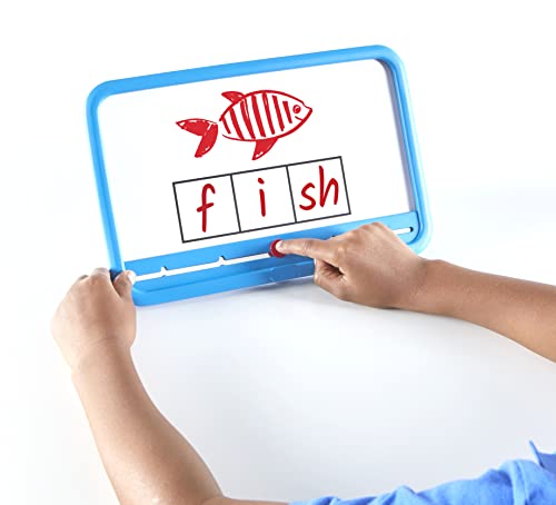 Learning Resources- Set di Lavagne Magnetiche a Secco con Metodo Elkonin, con Slider Incorporato per l'Apprendimento della Fonetica e dell'Alfabetizzazione, Set di 8, dai 3 Anni, Multicolore, 0, 94476 - immagine 5