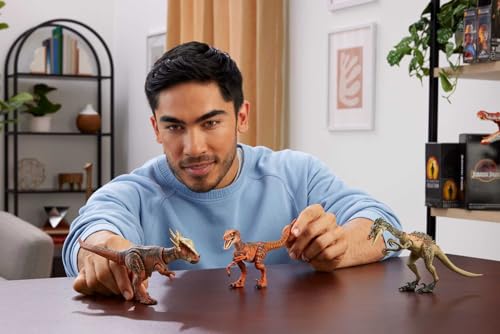 Mattel Jurassic World Hammond Collection, Dinosauro Stygimoloch Dettagli Autentici E Articolazioni, JDJ10 - immagine 3