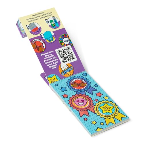 Melissa & Doug Sticker Wow Mini Blocco attività e 200 Ricarica per timbratore, Giocattolo tattile e Artistico collezionabile – Adesivi Premio Assortiti Way to Go, Multicolore, 50319 - immagine 5