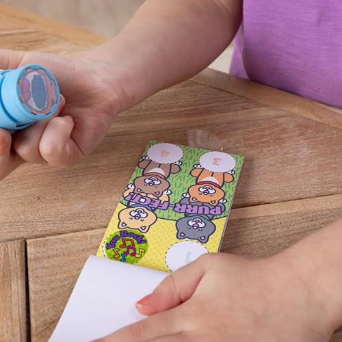 Melissa & Doug Sticker Wow Mini Blocco attività e 200 Ricarica per timbratore, Giocattolo tattile e Artistico collezionabile – Adesivi Premio Assortiti Way to Go, Multicolore, 50319 - immagine 6