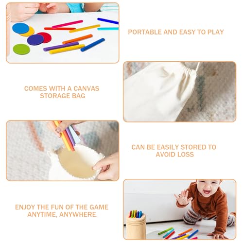 Pmueuff Giochi Montessori 1 2 3 Anni, Giochi di Selezione di Forme e Colori in Legno Giochi Bambini 1 2 3 Anni Gioco Educativo Giocattoli Sensoriali Regalo per Ragazzi, Ragazze, Bambini di 1-3 Anni - immagine 5