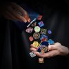 QMAY Mystery Dice, set di 7 dadi poliedrici, stile casuale, per giochi da tavolo Dungeon and Dragons MTG RPG DND D20 D12 D10 D% D8 D6 D4 - immagine 3