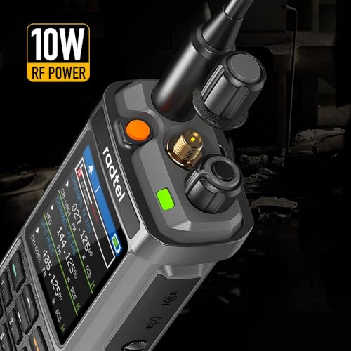 Radtel RT-880G GPS APRS 10w radioamatore walkie talkie radio CB portatile 1024 canali HF SSB Rx con ripetitore cross-band, display a colori da 2,4 pollici con cavo di programmazione Antenna SW/MW - immagine 7