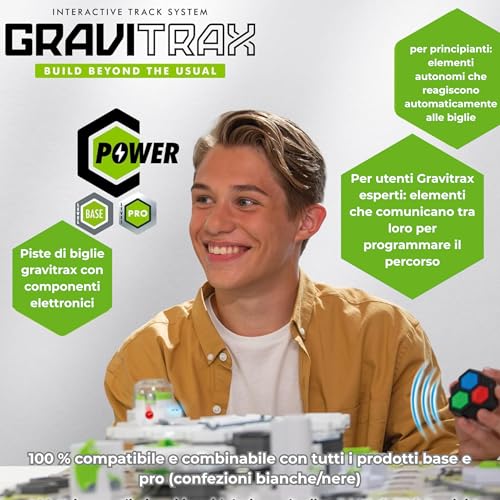 Ravensburger GraviTrax POWER Starter-Set Launch. Erweiterbares interaktives Kugelbahnsystem mit elektronischen Elementen, für Kinder ab 8 Jahren. Kombinierbar mit allen GraviTrax Produkten und -linien - immagine 7