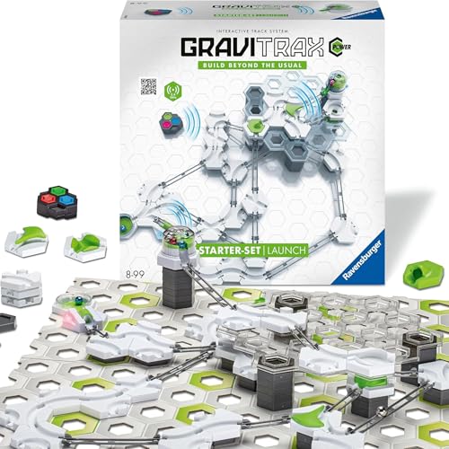 Ravensburger GraviTrax POWER Starter-Set Launch. Erweiterbares interaktives Kugelbahnsystem mit elektronischen Elementen, für Kinder ab 8 Jahren. Kombinierbar mit allen GraviTrax Produkten und -linien - immagine 2