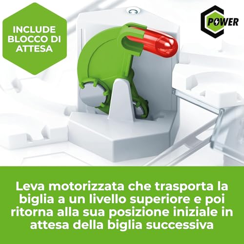 Ravensburger GraviTrax Power Element Lever. Elektronisches Zubehör für spektakuläre Kugelbahnen, für Kinder ab 8 Jahren. Kombinierbar mit Allen GraviTrax Produkten und -Linien - immagine 3