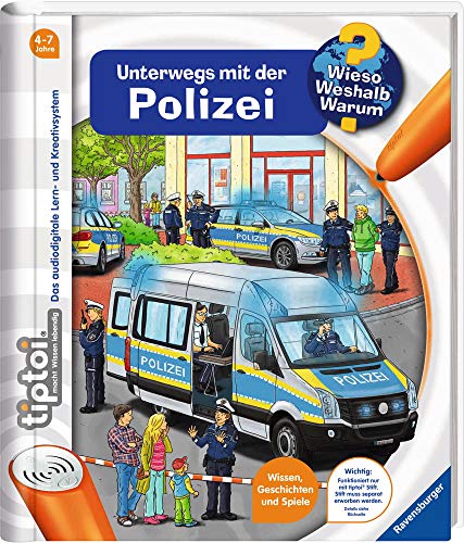 Ravensburger tiptoi® Unterwegs con der Polizei 00012