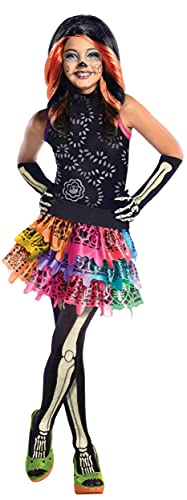 Rubie's - Costume per travestimento da Skelita Calaveras, Bambina, 3-4 anni