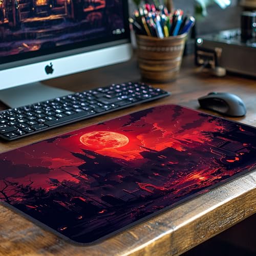 Tappetino da gioco MTG TCG 24" x 14" con bordi cuciti e superficie in gomma liscia per giochi di carte Tappetino da gioco antiscivolo Tappetino da gioco da battaglia con borsa portaoggetti gratuita - immagine 7